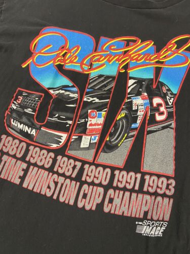 Vintage Dale Earnhardt 6 Time Winston Cup Champion Racing T-Shirt XL 1994 90s
