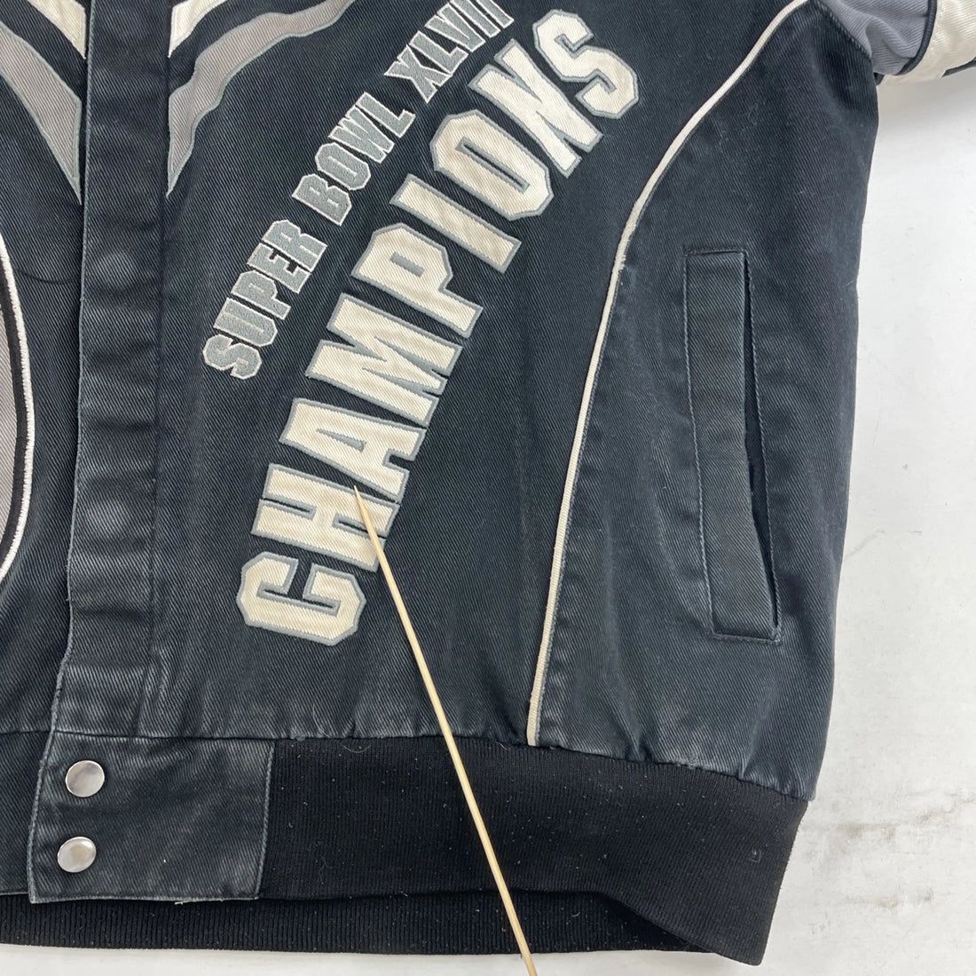 Baltimore Ravens Super Bowl XLVII Bomber Jacket Size 2XL NFL