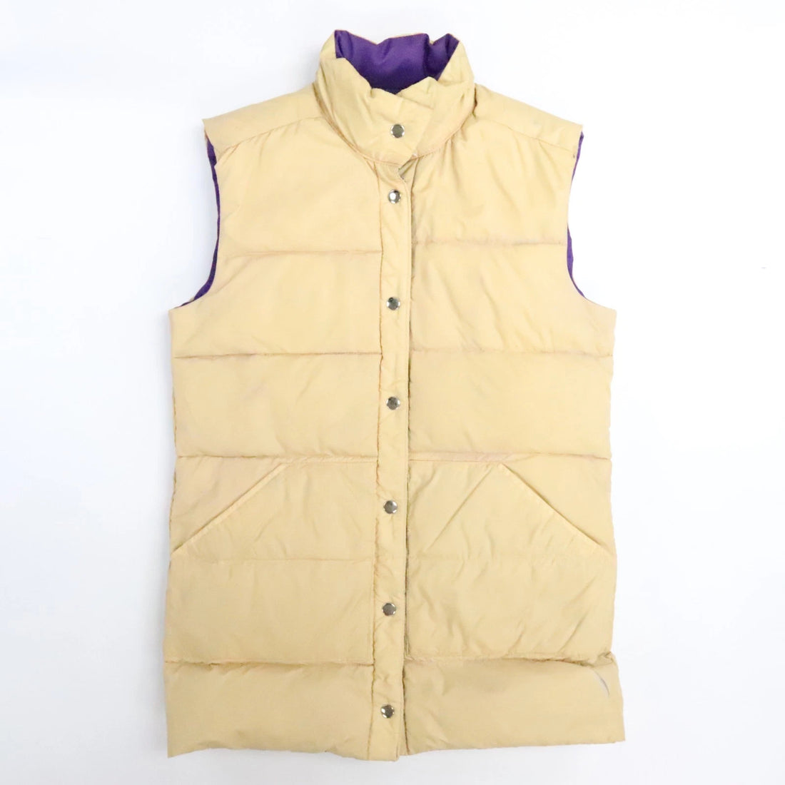 Vintage Swellwear Puffer Vest Jacket Size Medium Reversible Insulated