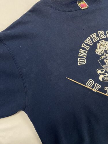 Vintage University Of Toronto Seal Crest Sweatshirt Size XL Blue