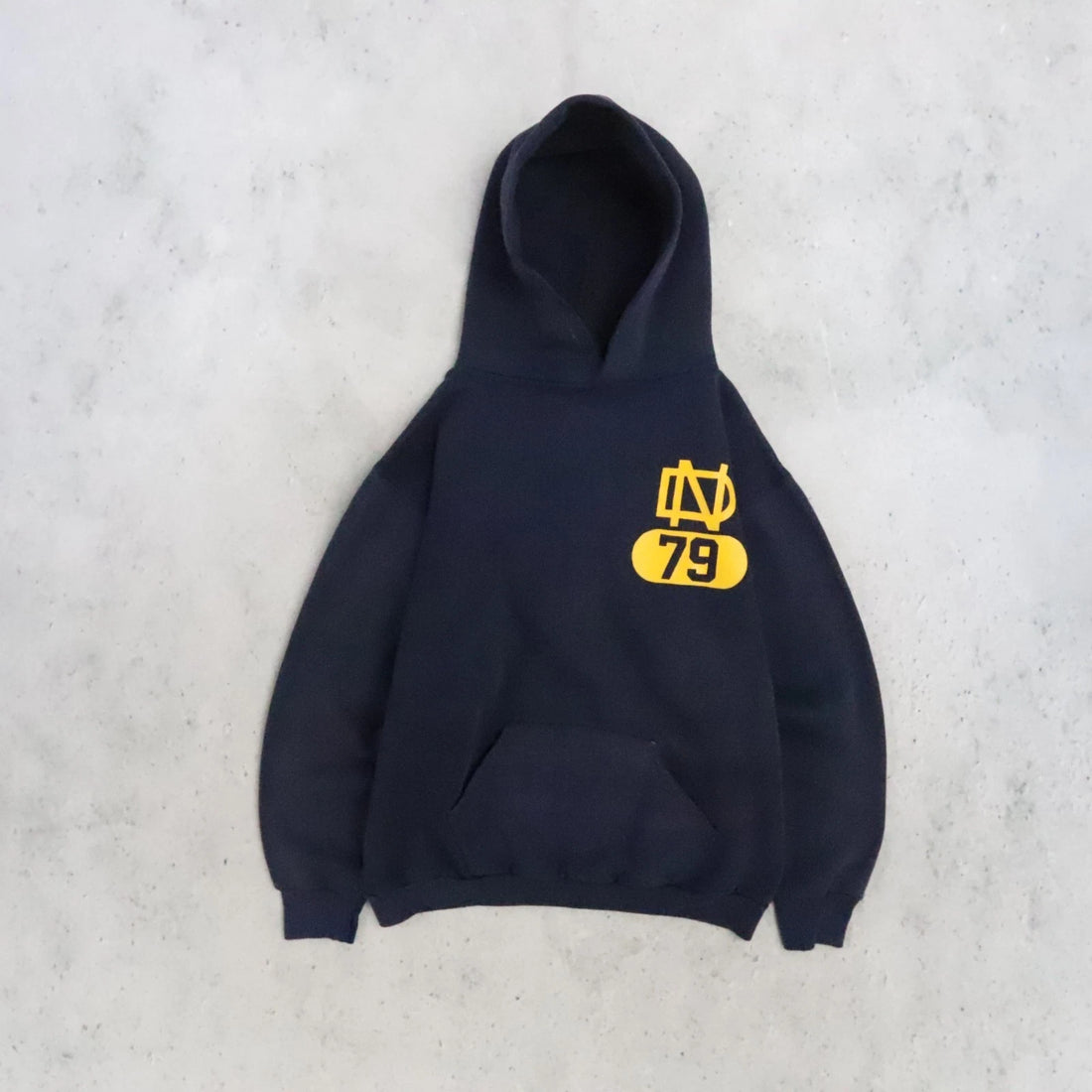 Vintage Notre Dame Fighting Irish Track Russell Sweatshirt Hoodie Large 70s
