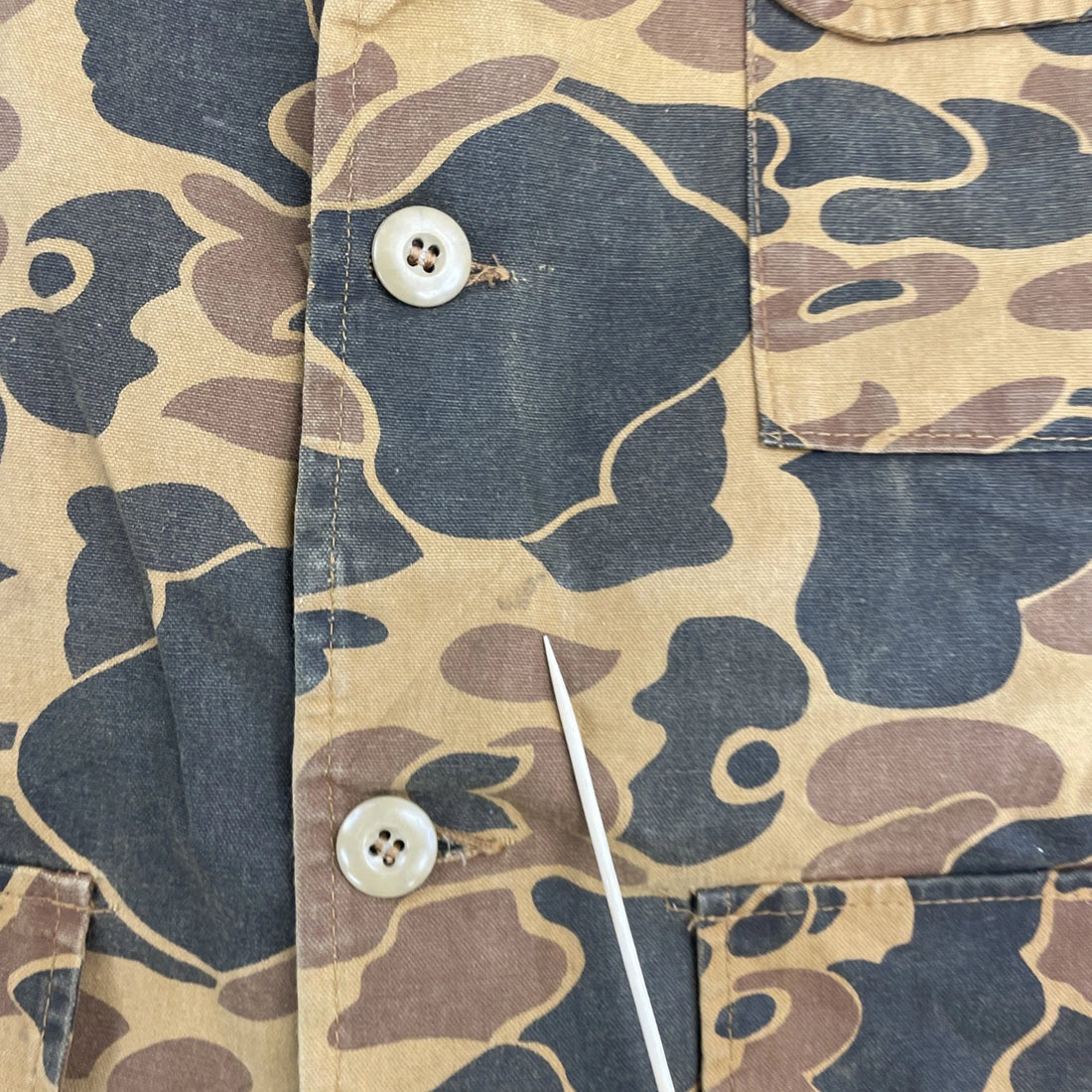 Vintage Saftbak Duck Camo Hunting Jacket Size Large