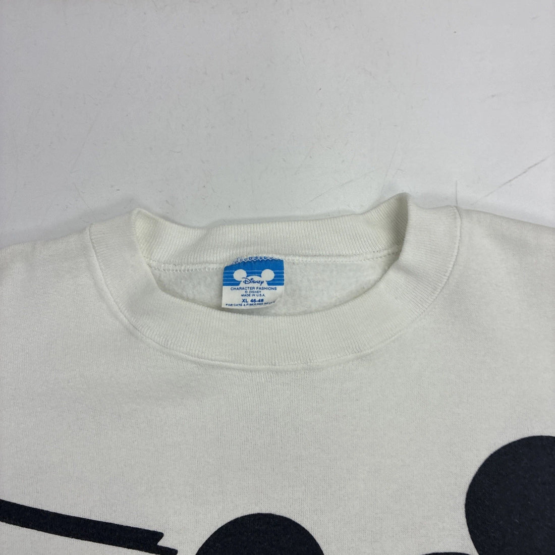 Vintage Mickey Mouse Disney Sweatshirt Size XL Double Sided 80s 90s