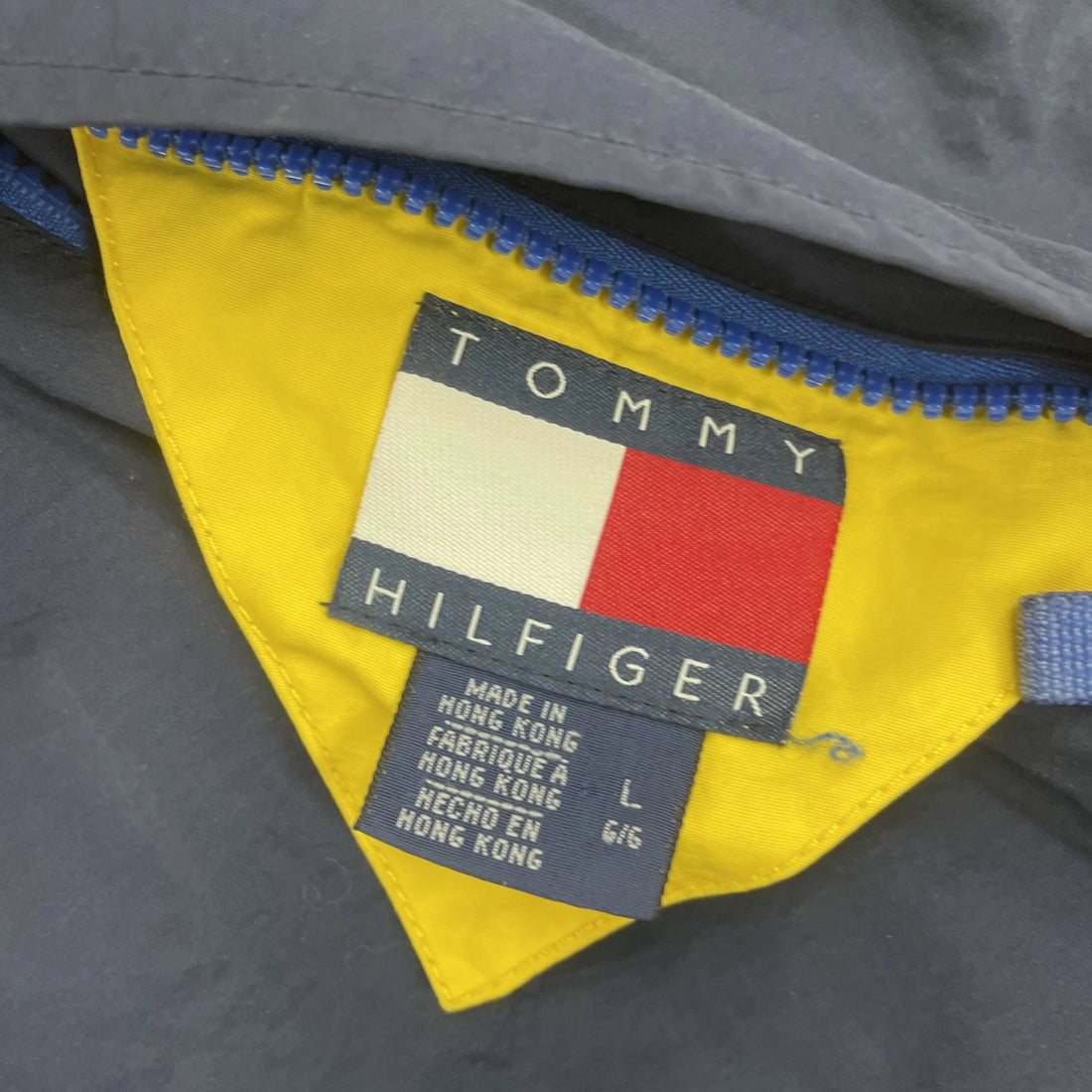 Vintage Tommy Hilfiger Bomber Jacket Size Large Reversible