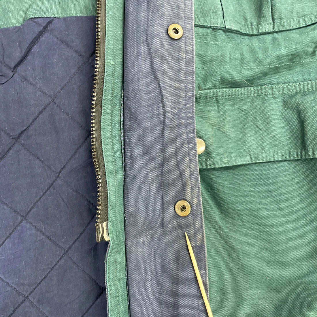 Vintage St. John's Bay Barn Coat Chore Work Jacket Size Large Green