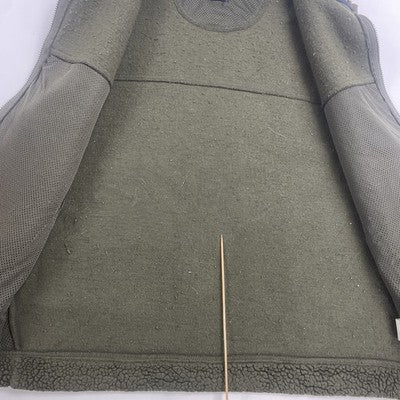 Gap Deep Pile Fleece Vest Jacket Size Large Green