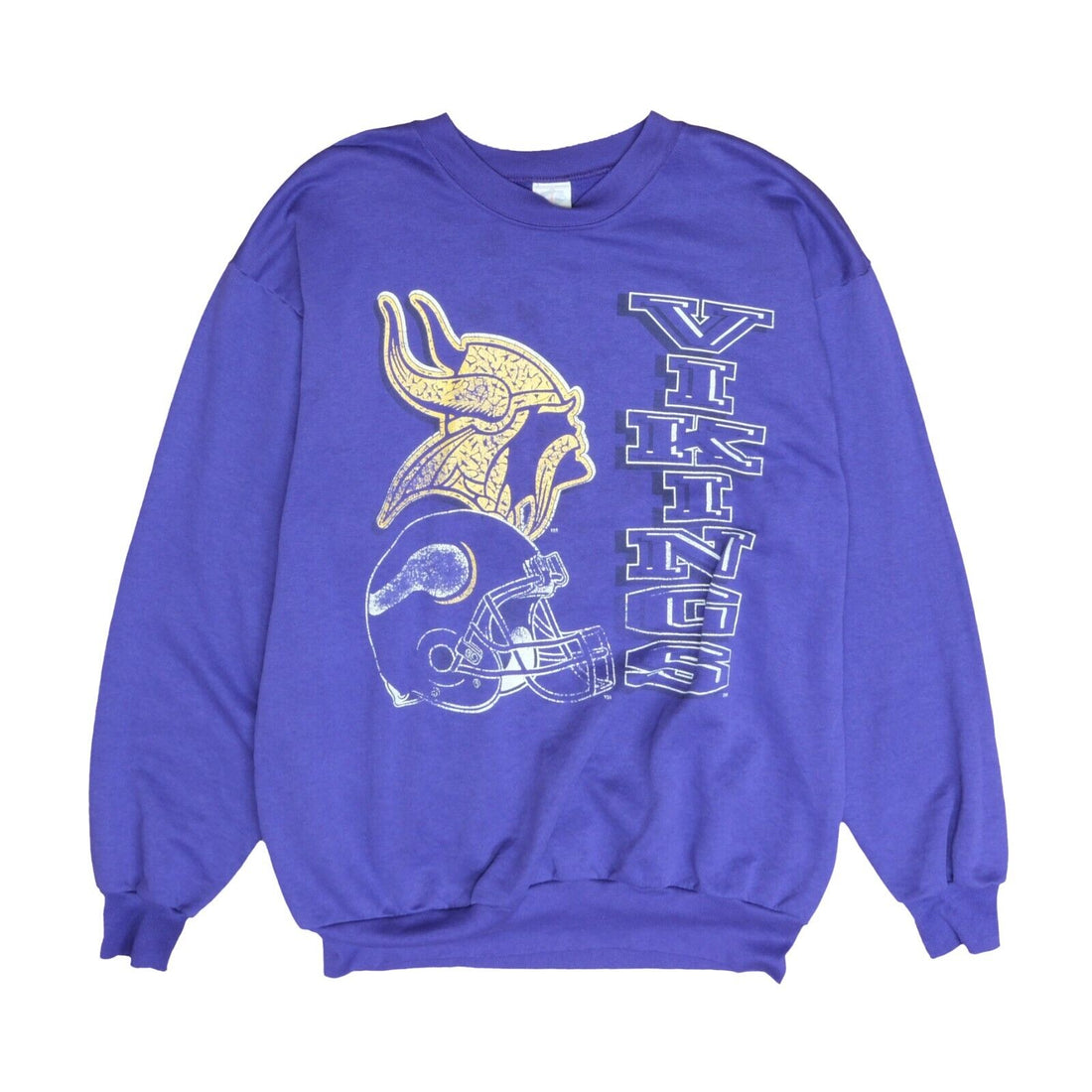 Vintage Minnesota Vikings Sweatshirt Crewneck Size XL Embroidered 90s –  Throwback Vault