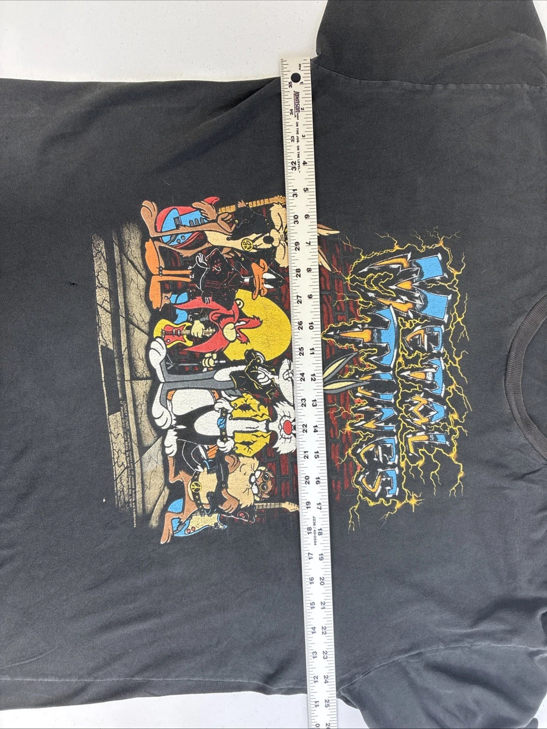 Vintage Looney Tunes Metal Tunes T-Shirt Size XL 90s