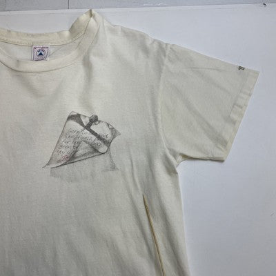 Vintage Gone To See Dad Jesus Cross T-Shirt Size Medium Living Epistles 90s