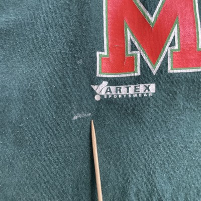 Vintage Miami Hurricanes Marvin The Martian T-Shirt Size Medium 1992 90s NCAA