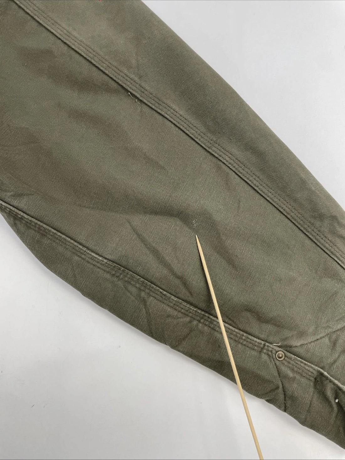 Carhartt Canvas Chore Work Jacket Size 2XL Green Blanket Lined