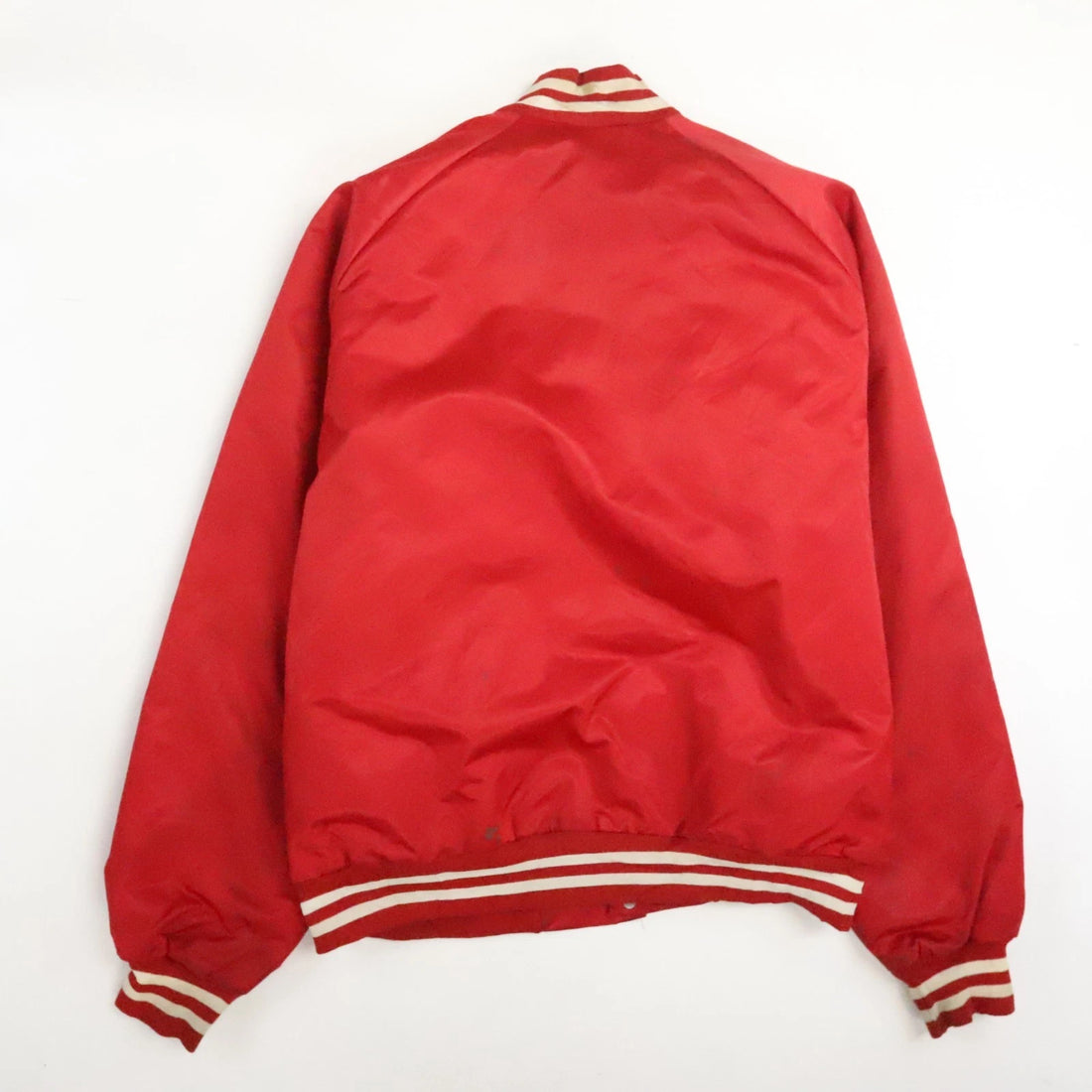 Vintage Detroit Red Wings Chalk Line Satin Bomber Jacket Size XL NHL
