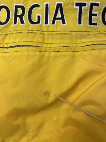 Vintage Georgia Tech Yellow Jackets Puffer Jacket Size XL Pullover 90s NCAA