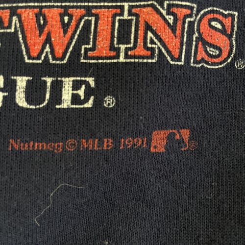 Vintage Minnesota Twins World Series Champions Sweatshirt Large 1991 90s MLB