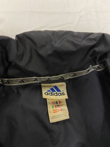 Adidas Puffer Jacket Size XL Black Insulated