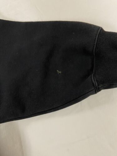 Vintage Carhartt 1/4 Zip Sweatshirt Hoodie Size 2XL Black