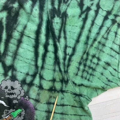 Vintage Weed Nightmares Tie Dye T-Shirt Size Large Marijuana