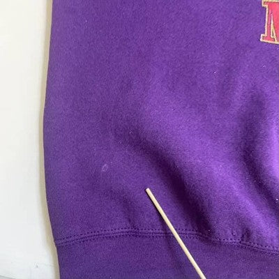 Vintage Fergus Falls Minnesota Crewneck Sweatshirt Size Large Purple