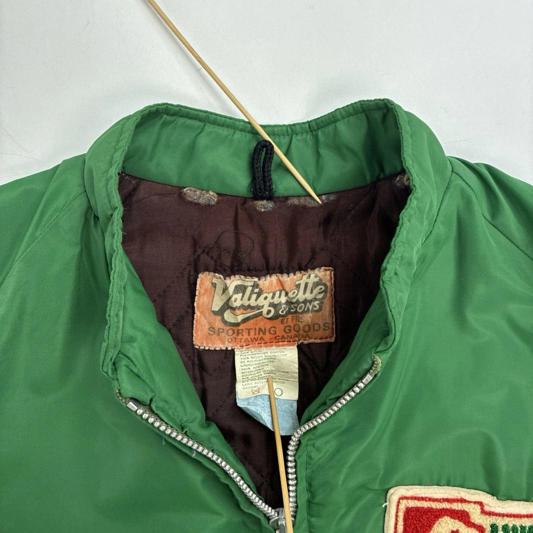 Vintage Hugh M Grant Construction Jacket Size XL Lightning Zip