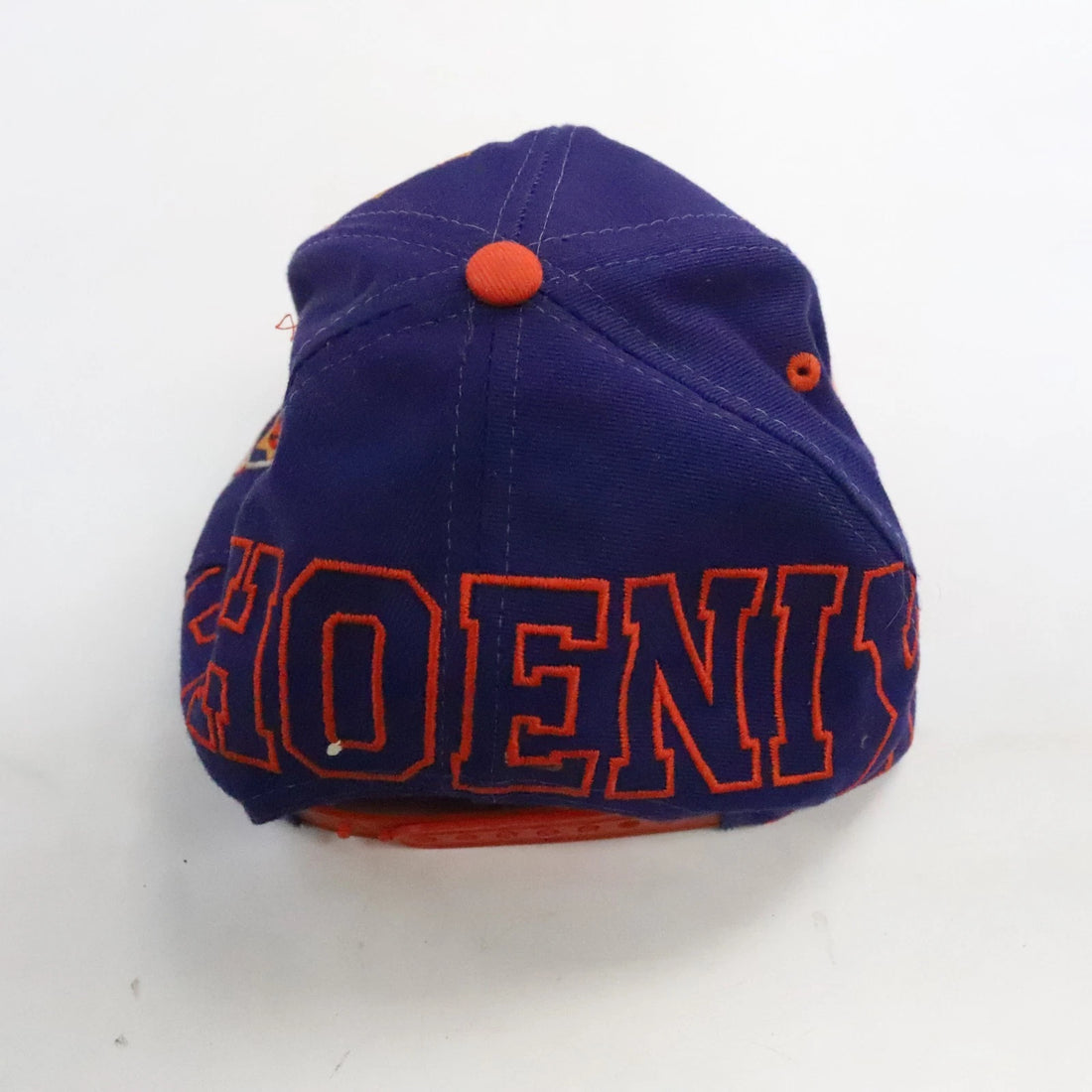 Vintage Phoenix Suns Blockhead Logo Athletic Snapback Hat Cap OSFA NBA