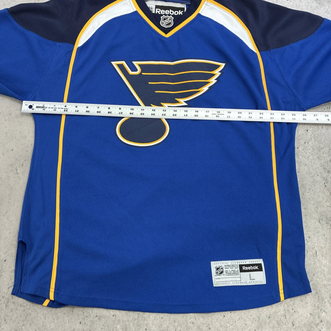 St. Louis Blues Reebok Hockey Jersey Size Large NHL