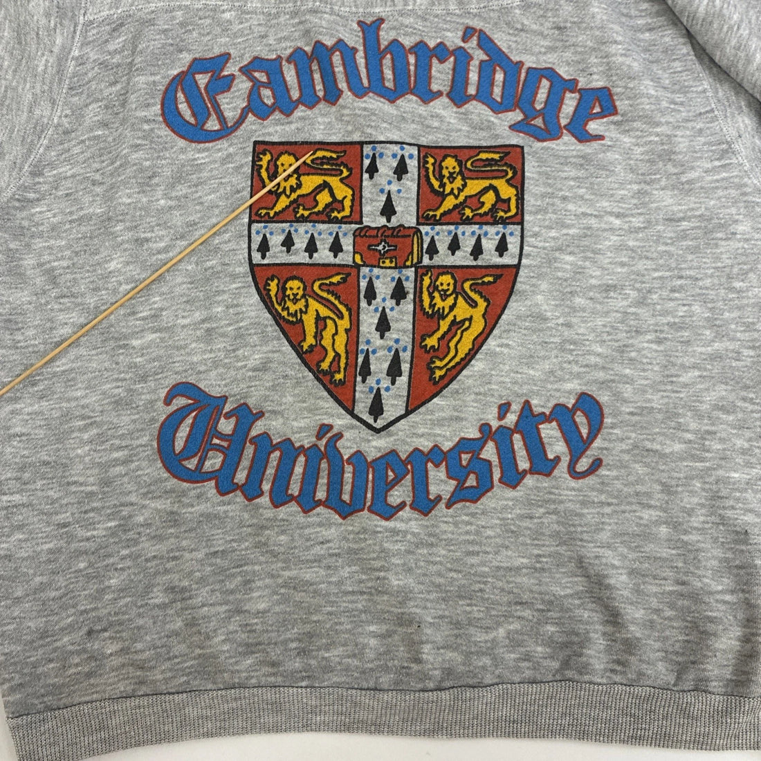 Vintage Cambridge University Crewneck Sweatshirt Size Large 80s