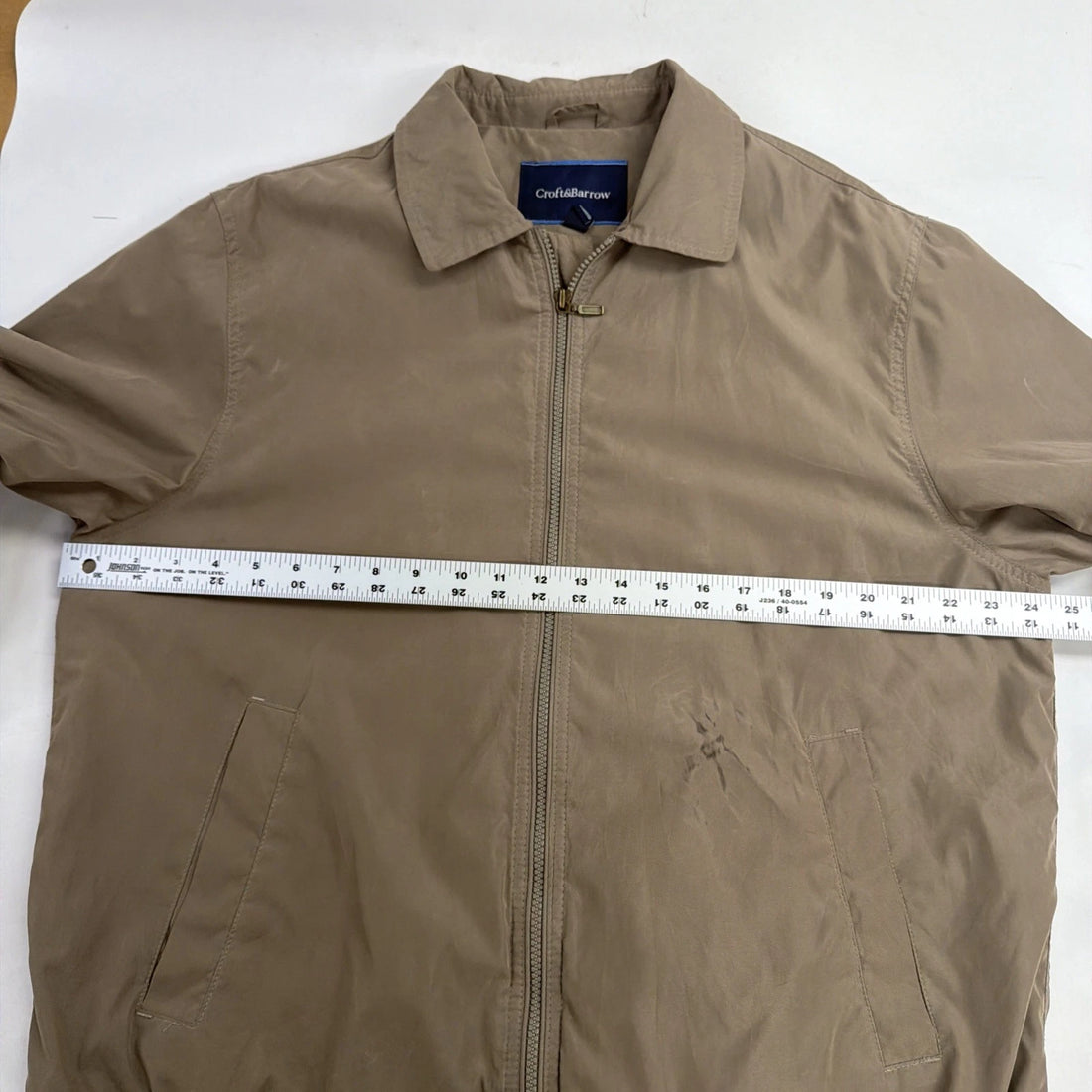 Croft & Barrow Light Bomber Jacket Size Large