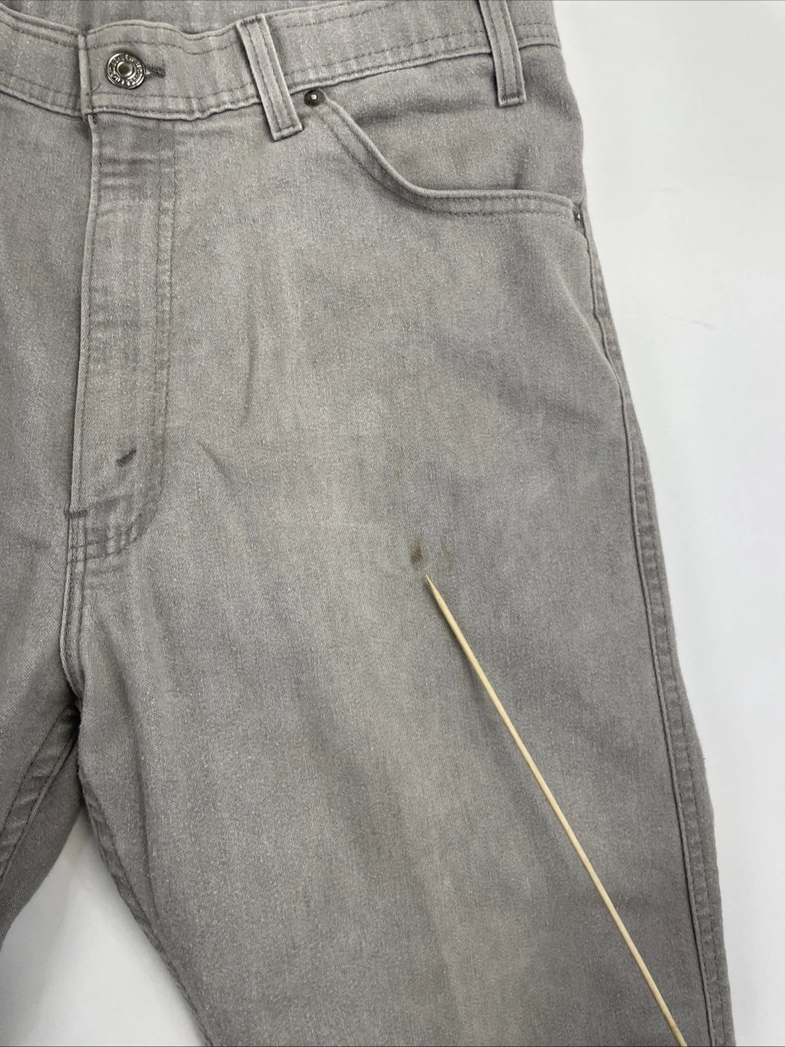 Vintage Levi's Action Denim Jeans Pants Size 36 X 34 Gray