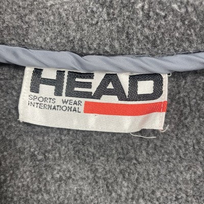 Vintage Head Full Zip Fleece Jacket Size Large