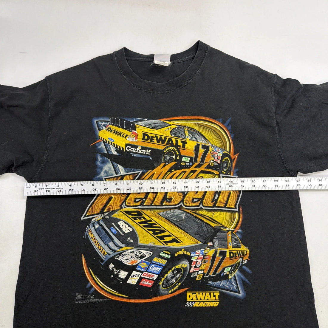 Vintage Matt Kenseth DeWalt Racing T-Shirt Size XL NASCAR