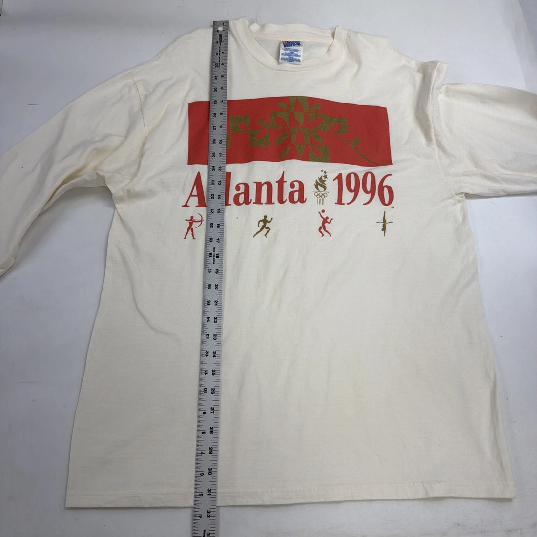 Vintage Atlanta Olympics 1996 Long Sleeve T-Shirt Size XL