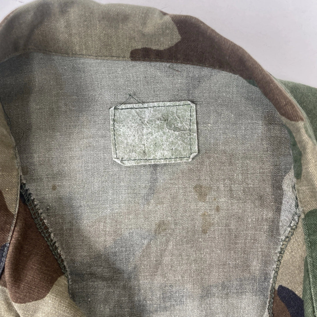 Army Military Camo Light Field Chore Jacket Size Medium