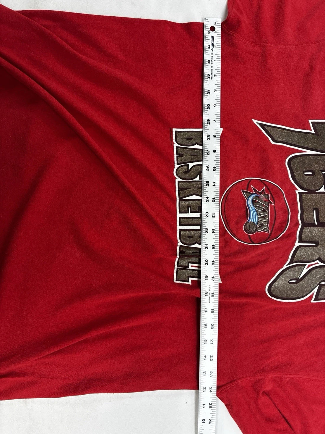 Vintage Philadelphia 76ers Basketball T-Shirt Size XL NBA