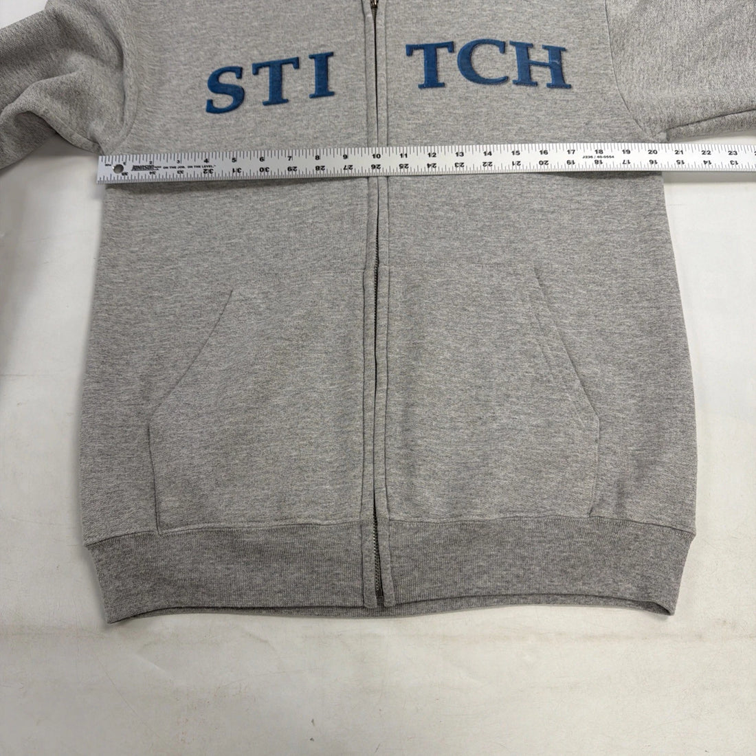 Stitch Walt Disney World Full Zip Sweatshirt Hoodie Size Small