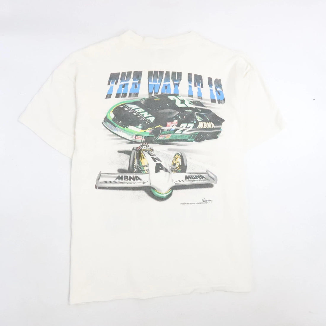 Vintage Racing The Way It Was The Way It Is T-Shirt Size XL 90s