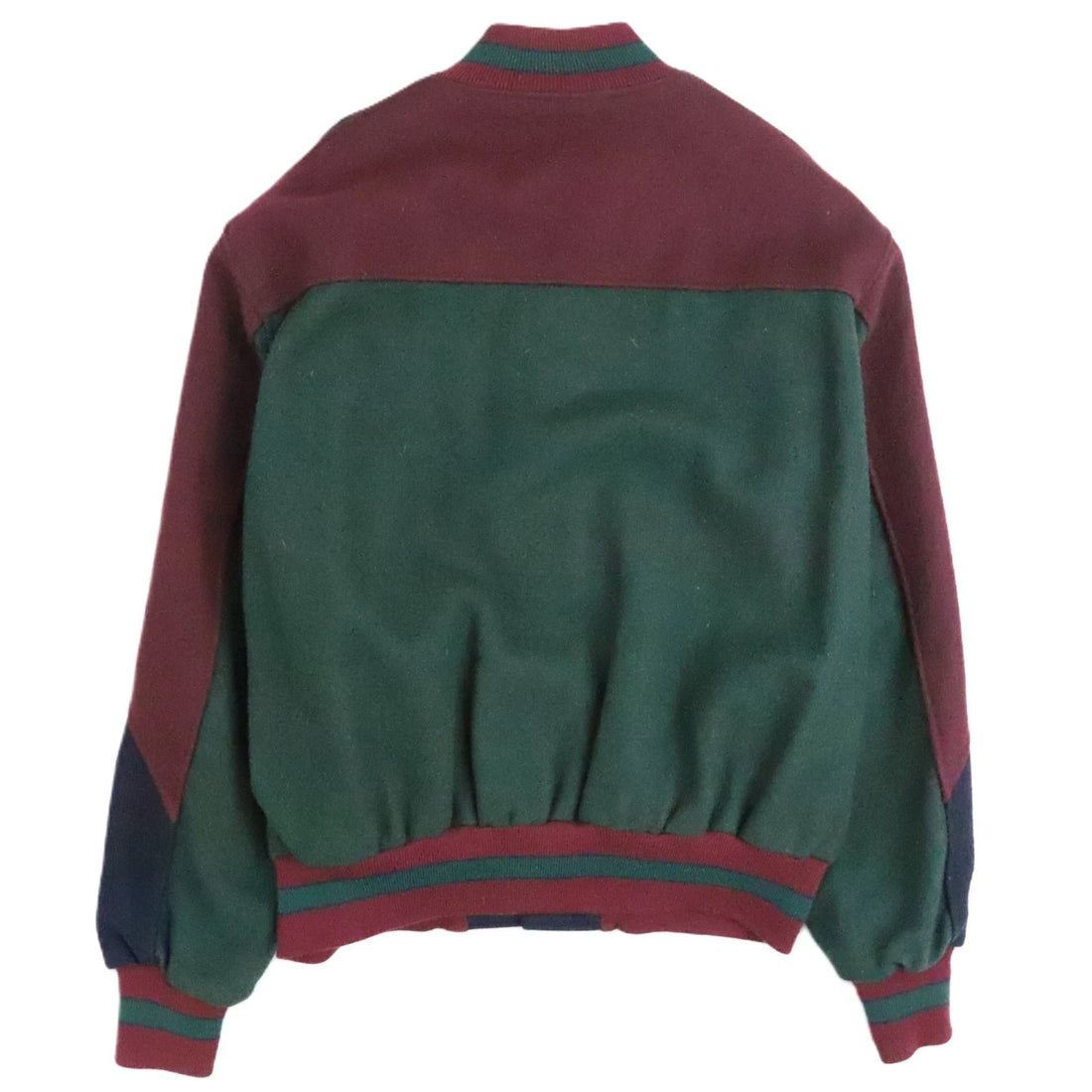 Vintage Snacks Unlimited Wool Varsity Bomber Jacket Size XL
