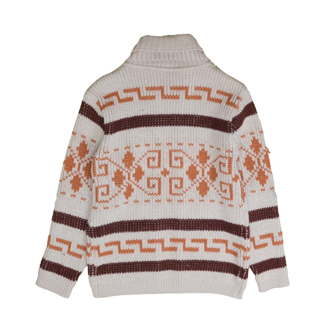 Vintage Pendleton Wool Knit Cowichan Sweater Size Large Western Aztec