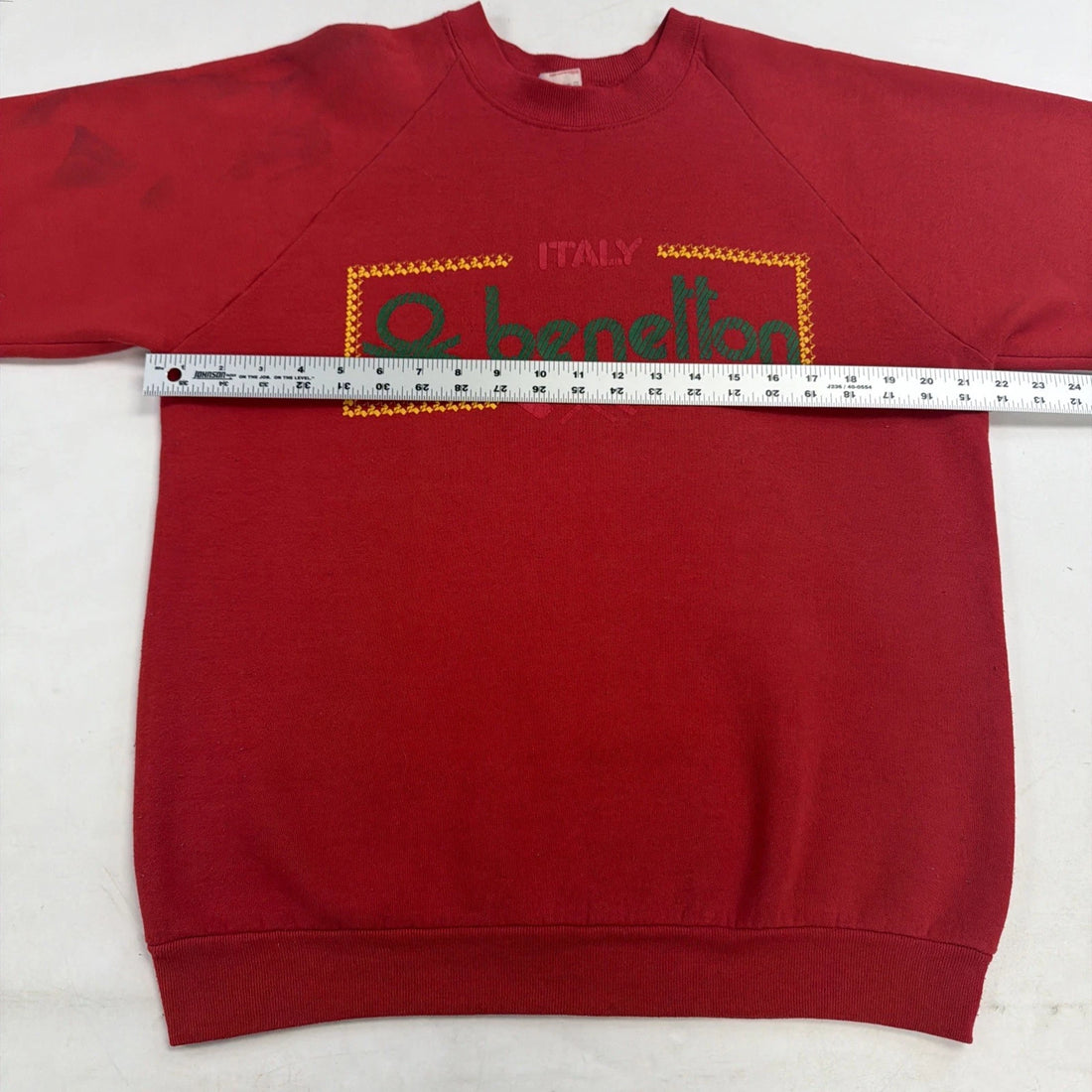 Vintage Benetton Italy Crewneck Sweatshirt Size Large