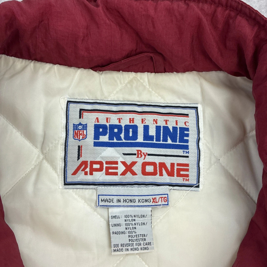 Vintage Washington Redskins Apex One Puffer Jacket Size XL NFL