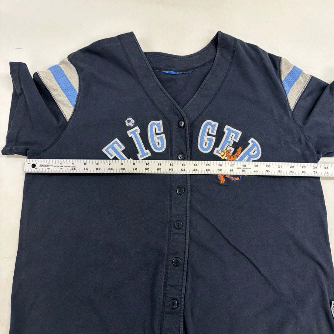 Vintage Winnie The Pooh Tigger Disney Baseball Jersey Size Medium