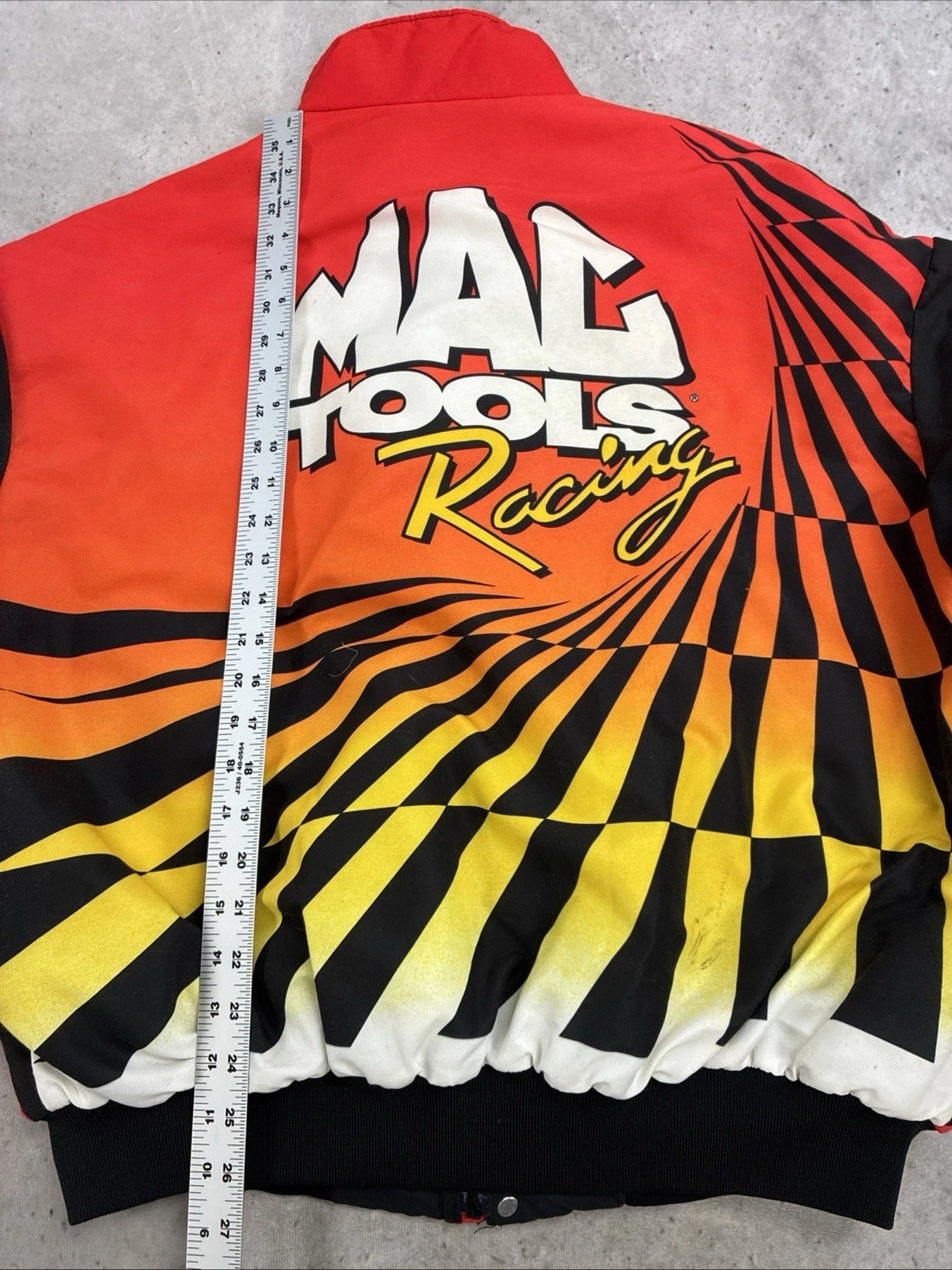 Mac Tools Racing Puffer Jacket Size XL Vintage 90s