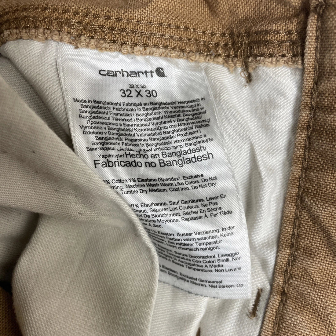 Carhartt Carpenter Double Knee Work Pants Size 32 X 30 Brown