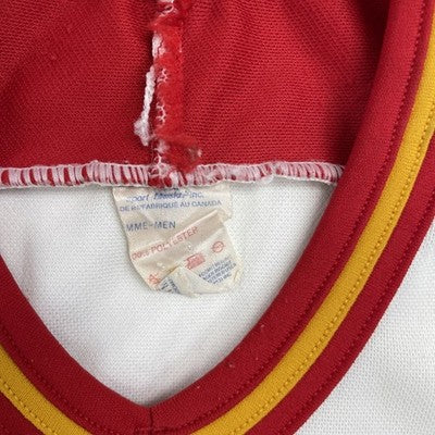 Vintage Calgary Flames CCM Jersey Size Medium NHL