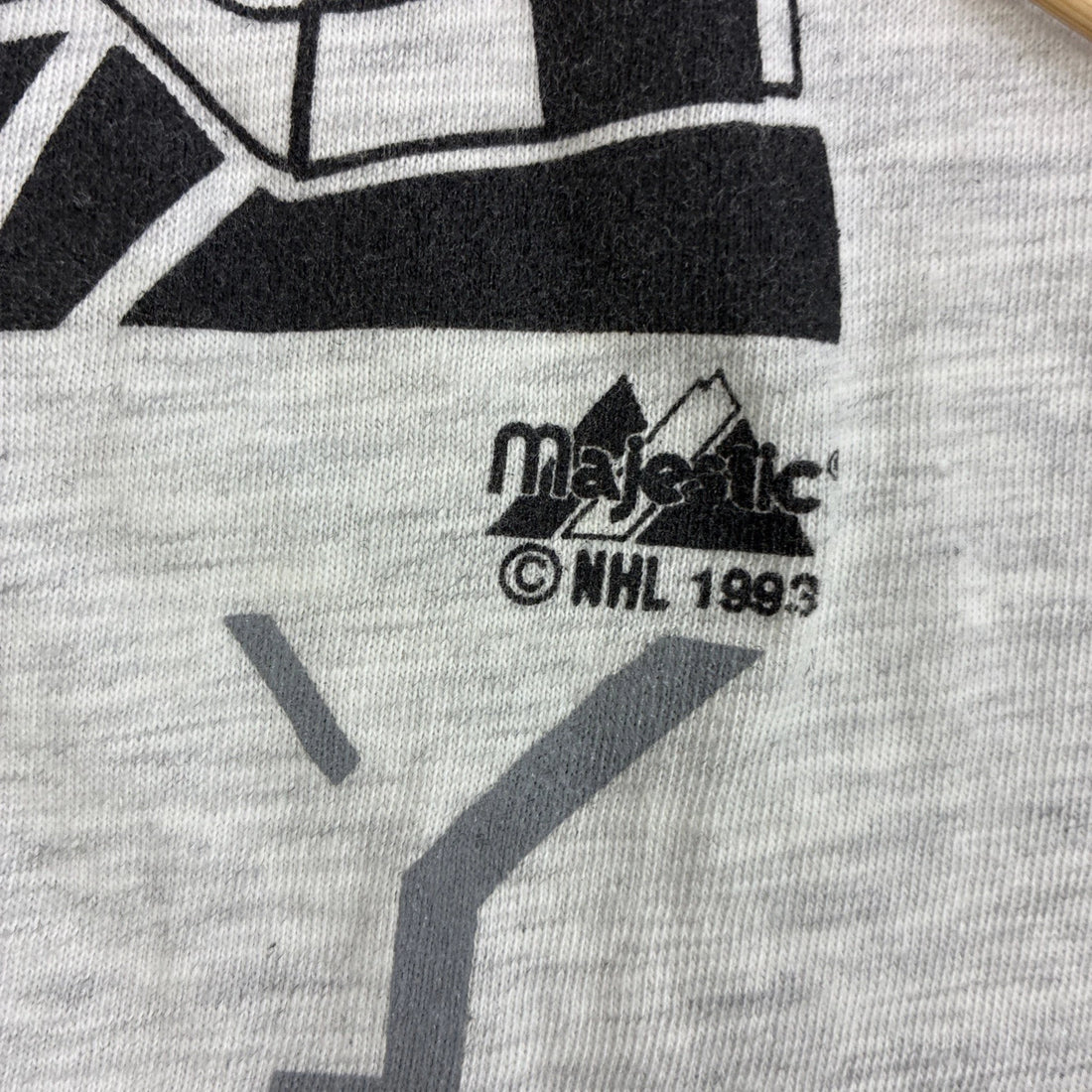 Vintage Pittsburgh Penguins Majestic T-Shirt Size Medium 1993 90s NHL