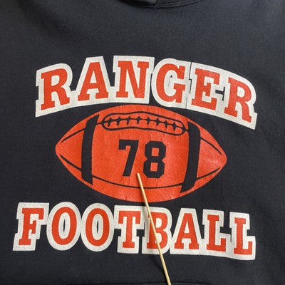 Vintage Ranger Football Sweatshirt Hoodie Size 2XL