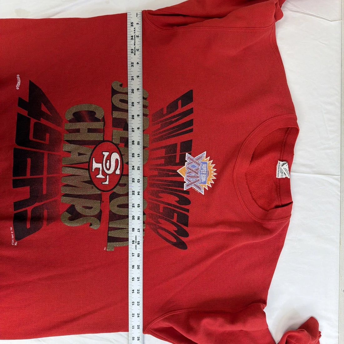Vintage San Francisco 49ers Super Bowl XXIX Nutmeg Sweatshirt XL 90s NFL
