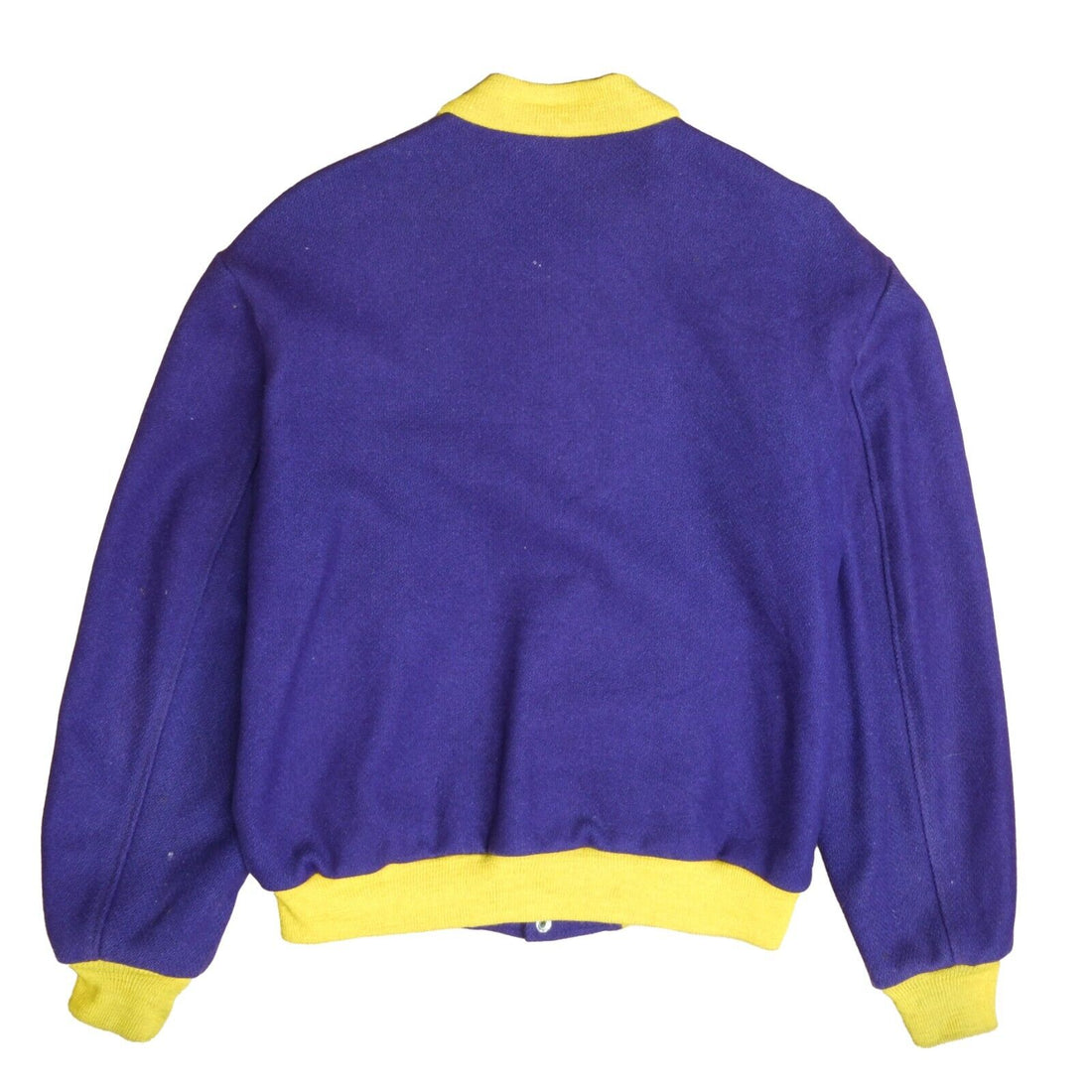 Vintage Lions International Wool Varsity Jacket Size Large Purple