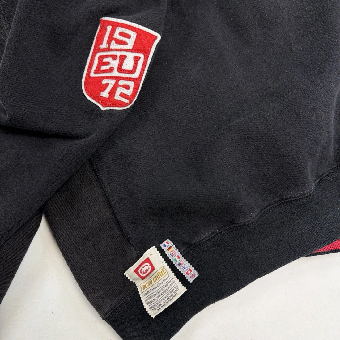Vintage Ecko Full Zip Sweatshirt Hoodie Size XL Y2K