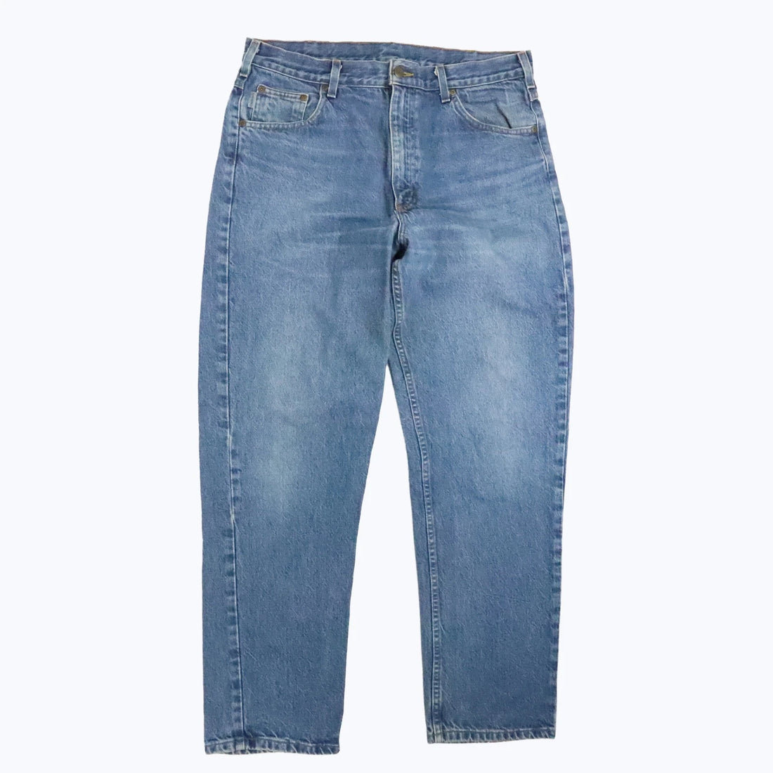 Carhartt Work Denim Jeans Pants Size 36 X 32 Blue