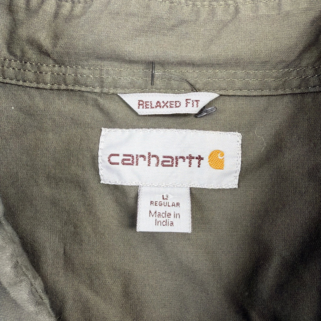 Carhartt Short Sleeve Button Up Shirt Size Large